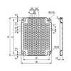 Szerelőlap Telequick 400x600mm szekrénybe perforált acél 345mm-ma CRN/S3D/S3X/PLM Schneider