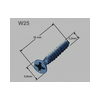 Szerelvénydoboz csavar d3,2x25mm 100db beépítődobozhoz W25 SIMET