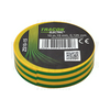 Szigetelőszalag zöld/sárga 15mm x 10m PVC 90°C max. TRACON