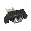 Szigetelt földelősín fekete 230/400VAC, 63A, 6×9mm, 8P, IP20 NPE-BK6-8 Tracon