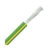 Szilikonköpenyű réz érvezeték SiF 1x 1.5mm2 zöld/sárga hajlékony 300V/U0 500V SiF 100m