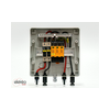 Szolár DC elosztó komplett 1kV 1MPP 1ág I+II-túlfesz 1x15A/2P-bizt. MC4 IP65  Elektro-Varr