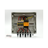 Szolár DC elosztó komplett 1kV 1MPP 2ág I+II-túlfesz 2x15A/2P-bizt. MC4 IP65  Elektro-Varr