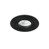 Szpot lámpatest álmennyezetbe MR16 1x 50W 12V AC/DC GX5.3 fekete-ház SEIDY CT-DTO50-B/M KANLUX