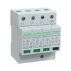 T1+T2 AC típusú túlfeszültséglevezető, cserélhető betéttel Uc:275V; Iimp:12,5kA; In:20/40kA; Imax:50kA; Up:1,3kV; 3+1P