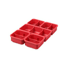 Tároló doboz készlet (5-részes) elválsaztókkal alacsony 200mm x 110mm x 100mm PACKOUT SLIM Organiser Milwaukee