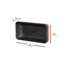 Tároló doboz mágneses üres műanyag 102mm x 51mm x 203mm Packout Magnetic Bin Milwaukee