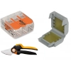 Tavaszi Gélbox Set akció Fiskars X-SERIES P961 mellévágó metszőollóval  Gelbox WAGO