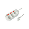 Dugaljsáv lengő +3kapcsoló 1.5mm2 1.5m 4x2P+E/230V 16A kapcsolós fehér IP20 Professional Technik