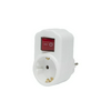Dugaljadapter DIN(F)->DIN(F) 3500W +kapcsoló fehér 16A 250V Professional Technik