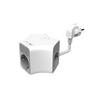 Dugaljsáv 3ágú +kapcsoló 1.5mm2 1.4m 3x2P+E/230V 16A fehér IP20 Professional Technik