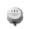 Dugaljsáv kocka +kapcsoló 1.5mm2 1.5m 3x2P+E/230V 16A kapcsolós fehér IP20 Professional Technik