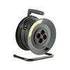 Kábeldob kapcsolóval fekete H05VV-F 3x 1.5mm2 50m 4x2P+E/230V IP12 Technik