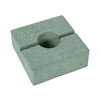 Tetővezető-tartó betontalp műanyag alátétlaphoz lábazat BES 4.6KG SB10 180X180X70 DEHN