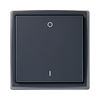 EnOcean fali kapcsoló világítás tápmentes I/O antracit Bluetooth 2csat. RF EasySensMini Thermokon