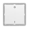 EnOcean fali kapcsoló világítás tápmentes I/O studio fehér RF EasySens 2-csatorna BJ Thermokon