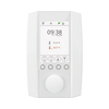 KNX kezelő CO2+VOC hő- páraérzékelő 0..2000ppm 0..100%VOC 0..50°C 0..100%rH LCD  NOVOS7 CO2+VOC t