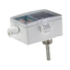 Hőérzékelő merülő d8/50mm aktív 0..10V MultiRange -50-160°C IP65 SFK02+ temp LCD TRV Thermokon
