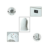 Thermoventillátor hordozható termolsztáttal oszcilláló 1-2kW fehér IP20 FK 1/O Somogyi Elektronic