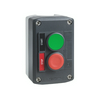 Tokozott nyomógomb STOP-START piros-zöld 2-pozíció szürke műanyag IP66 1-z Harmony XALD Schneider