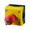 Tokozott vésznyomó kulcsnyugtázás 1-pozíció 115-500VAC 24-220VDC sárga IP67 M22-PVS/KC11/IY EATON