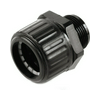 Tömszelence d32mm-gégecsőhöz halogénmentes 32mm-átmérő M32x1.5 egyenes IP54 fekete polipropilén (PP) HGL 3232 FEK Dietzel