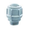Tömszelence Diflex csőhöz 20mm-átmérő M20x1.5 egyenes IP54 szürke polipropilén (PP) DF GEWISS