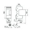 Túlfeszültség-finomvédelem 4P 230V/AC 3kA(L-N) DR M 4P 255 SN1872 FM DEHN