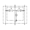Túlfeszültség-finomvédelem DEHNrail ipari elektronikához T3 2P 230V/AC 25A DR M 2P 255 DEHN
