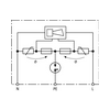 Túlfeszültség-korláltozó csatlakozóaljzathoz STC-Modul 2P 230V/AC 3kA(L-N) STC 230 DEHN