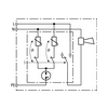 Túlfeszültség-korláltozó DEHNflex installációs rendszerekhez 2P 230V/AC DFL A 255 DEHN