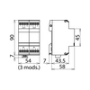 Túlfeszültség-korlátozó BLITZDUCTOR VT-hez 5.0V/DC 0.5A 10kA 8.5V-ér/ér BVT RS48 DEHN