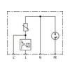 Túlfeszültség-korlátozó DEHNcord C T2 230V/AC 10kA DCOR L 2P 275 SO IP DEHN