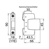 Túlfeszültség-korlátozó DEHNguard C T2 TNC TN-S TN-C-S TT TN 230V/AC 40kA 1M DG S 275 DEHN