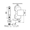 Túlfeszültség-korlátozó DEHNguard C T2 TNC TN-S TN-C-S TT TN 230V/AC 40kA DG S 275 FM DEHN