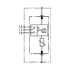 Túlfeszültség-korlátozó DEHNguard C T2 TNC TN-S TN-C-S TT TN 60V/AC 40kA 1M DG S 75 FM DEHN