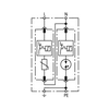 Túlfeszültség-korlátozó DEHNguard C T2 TT TN 230V/AC 40kA 2M DG M TT 2P 275 DEHN
