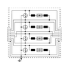 Túlfeszültség-korlátozó DEHNpatch 2 RJ45 aljzattal 48.0V/DC 1A 10kA DPA M CLE RJ45B 48 DEHN