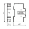 Túlfeszültség-levezető 3P 60V/AC 60V/DC 20A 0.7kA(L-N) 2kA(L+N-PE) VF60-AC/DC OBO-BETTERMANN