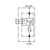 Túlfeszültség-korlátozó DEHNguard SE 1P T2 DC 220V/DC 1,5M DG SE DC 242 FM DEHN