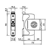 Túlfeszültség-levezető kombi 1P T1+T2 TNC TN-S TN-C-S TN 230V/AC 1M V50-1+FS-280 OBO-BETTERMANN