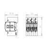 Túlfeszültség-levezető kombi napelemhez 3P T1+T2 DC 600V/DC V50-B+C 3-PH600 OBO-BETTERMANN