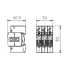 Túlfeszültség-levezető szolár C T2 DC 40kA 3M V20-C 3PH-600 OBO-BETTERMANN