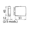 Túlfeszültségvédelmi modul BLITZDUCTOR XT Y-kapcsolással  BXT ML4 MY 250 DEHN