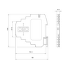 Túlfeszültséglevezető IT/MSR technikához 7V/AC 10V/DC 35V-ér/ér MDP-4 D-5-T OBO-BETTERMANN