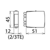 Túlfeszültségvédelmi modul BLITZDUCTOR XT Y-kapcsolással 110.0V/DC 3A BXT ML4 MY 110 DEHN