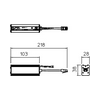 Túlfeszültségvédő kombi RJ45 1A 7.5kA 700V-ér/ér 850V-ér/föld S-E100 4-B OBO-BETTERMANN