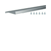 Tűzvédelmi vezetékcsatorna válaszfal csavaros 99mm acél 2000mm-hossz FWK30/90 Hager