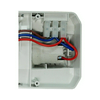 UFO lámpatest mennyezeti 8m-HF-érzékelős falonkívüli 1x 60W (ff-nélkül) 220-240V E27 IP44 VELA HF GREENLUX