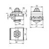 UNI-korckapocs  UNI FK 8.10 KBF0.7 8 AL V2A DEHN